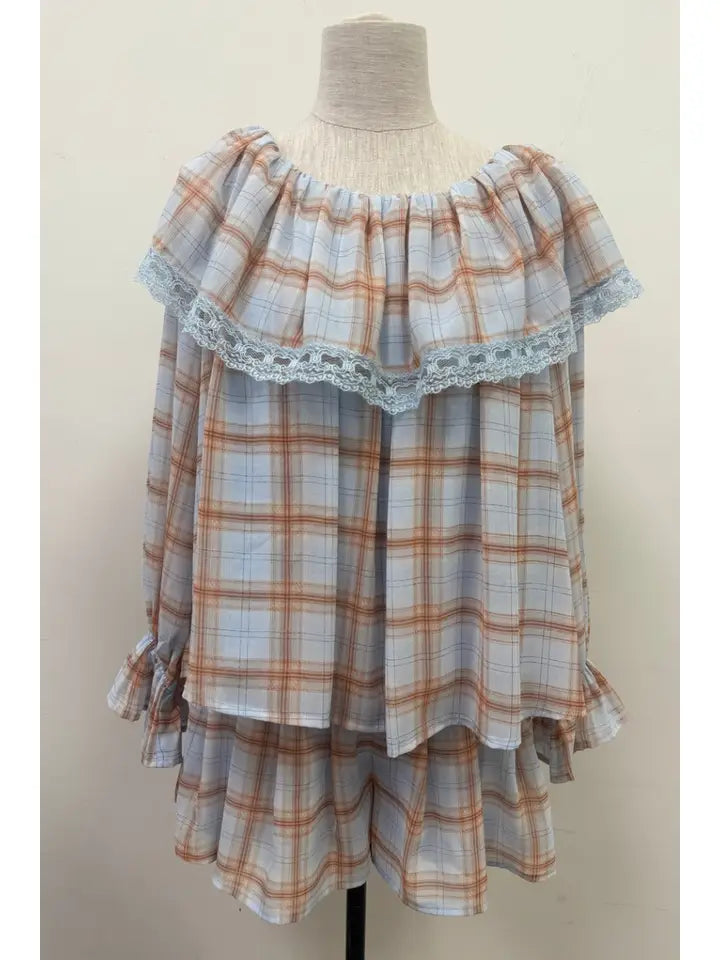 Pretty in Plaid Top