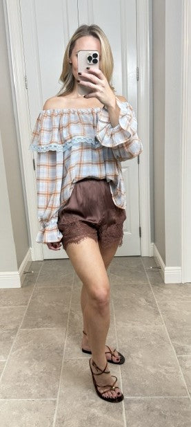 Pretty in Plaid Top