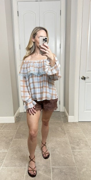 Pretty in Plaid Top