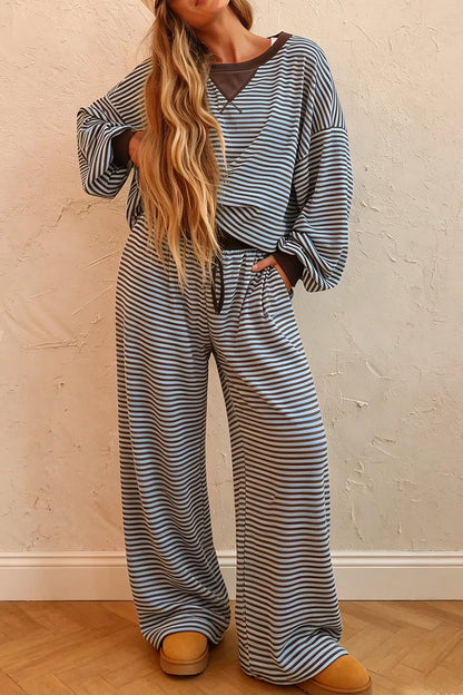 Mocha Blue Lounger Set