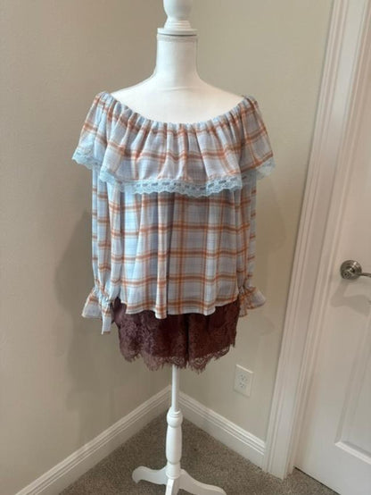 Pretty in Plaid Top